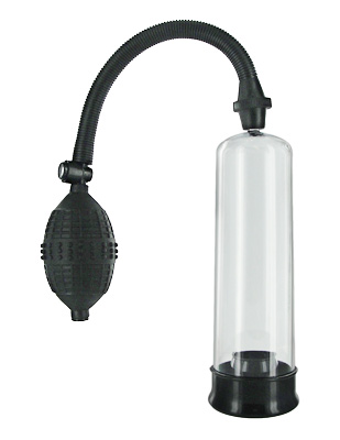 Get ready to pump it up for bigger, longer erections with The SMP Beginner Pump. Perfect for those just starting out, this pump gives you all you need to enlarge! With a soft sleeve, easy squeeze pump, flexible hose and quick release valve, you will have no trouble.

Measurements: Approximately 8 inches in length, 7.5 inches for penis, circumferences of 7 inches (tip) to 7.25 inches (base) and opening of 2 inches in diameter.
